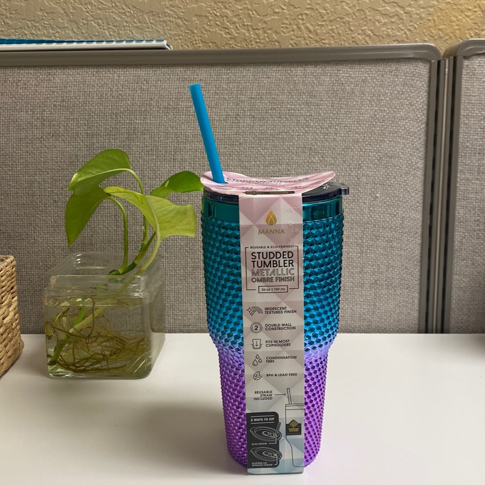 Manna Metallic Ombré Finish Tumbler